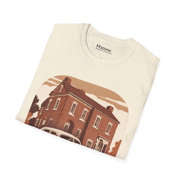 Timeless Classic Vintage Tee – Unisex Retro Car & House T-Shirt - Image 6