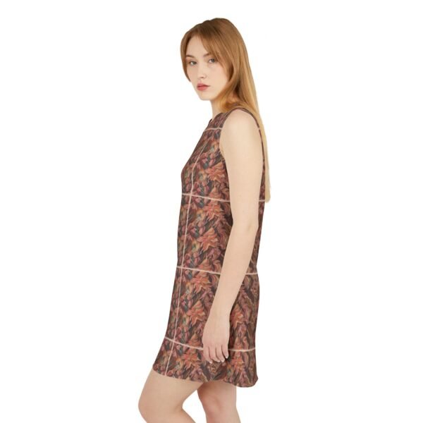 Effortlessly Chic Sleeveless Printed Shift Dress – Timeless Style & Comfort - Image 5