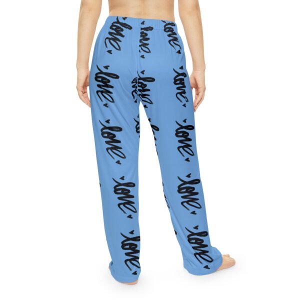 Women's  Pajama Pants – Soft Brushed Polyester | Elastic Waist Lounge Pants | Vivid Design - Image 4