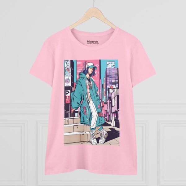 Women’s Midweight Cotton Tee – Streetwear Chic & Everyday Comfort - Image 5