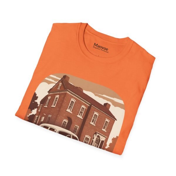 Timeless Classic Vintage Tee – Unisex Retro Car & House T-Shirt - Image 3