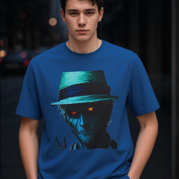 Halloween Glow-Eyed Fedora Heavyweight Tee