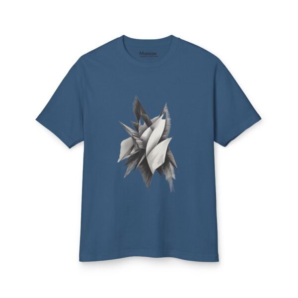 Unisex Abstract Art Garment-Dyed T-Shirt – Sustainable & Stylish
