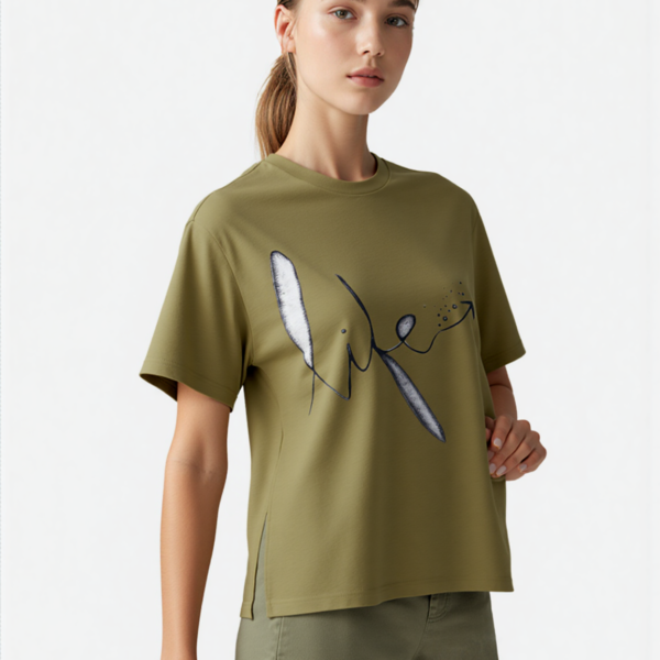 Life-Themed Heavy Cotton T-Shirt | Sustainable Vintage-Style Garment-Dyed Tee | Relaxed Fit for Everyday Wear